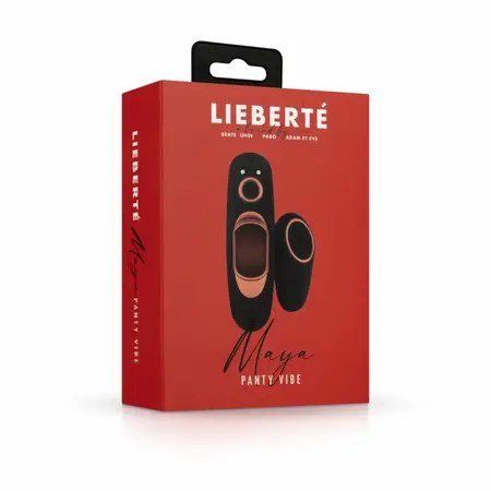 Lieberte Maya Panty Vibe Wireless Model with Remote Control, Black