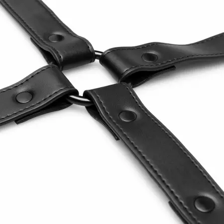EasyToys Hog Tie sistem za vezivanje Veštačka koža Crna Univerzalni kroj
