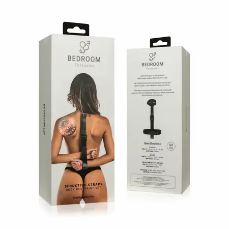 EasyToys set za vezivanje tela od eko kože sa podesivom ogrlicom i lisicama