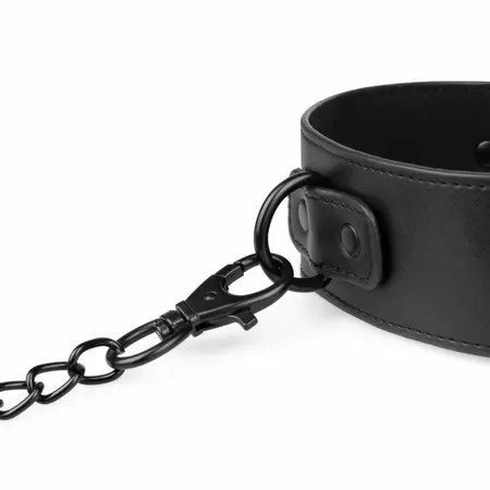 EasyToys Total Restraint Set Black podesivi komplet od veštačke kože