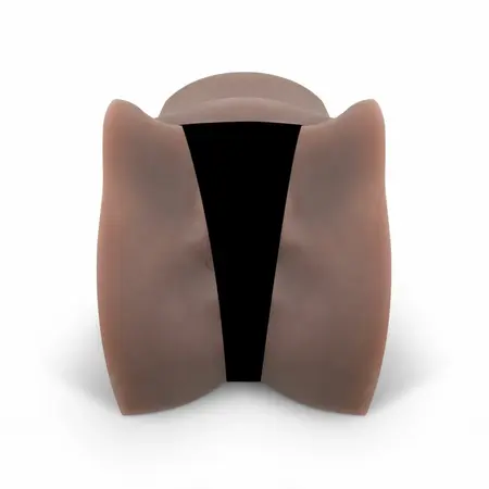 Alexis King Dual Entry Intimate Device TPR Anatomical Design 16 cm
