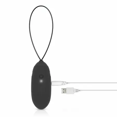LUV EGG Black bežični silikonski intimni uređaj sa 10 modova