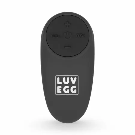 LUV EGG Black bežični silikonski intimni uređaj sa 10 modova
