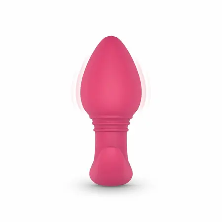 EasyConnect Axel roze analni vibrator sa kontrolom preko aplikacije, silikon