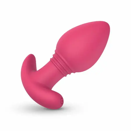 EasyConnect Axel roze analni vibrator sa kontrolom preko aplikacije, silikon