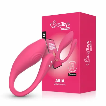 EasyConnect Aria vibrirajuće jaje, bežični uređaj na upravljanje preko aplikacije, roze