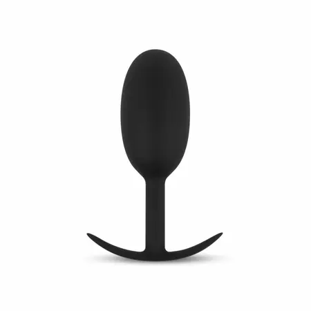 BUTTR Heavy Duty silikonski otežani analni čep 549g sa ergonomskom drškom, crni