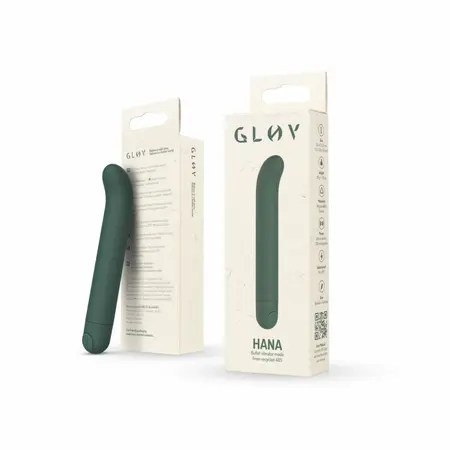 Glov Eco G-spot vibrator u zelenoj boji, punjiva intimna igračka