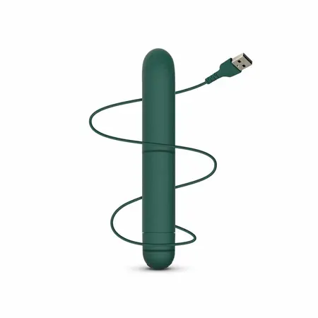 Glov Eco G-spot vibrator u zelenoj boji, punjiva intimna igračka