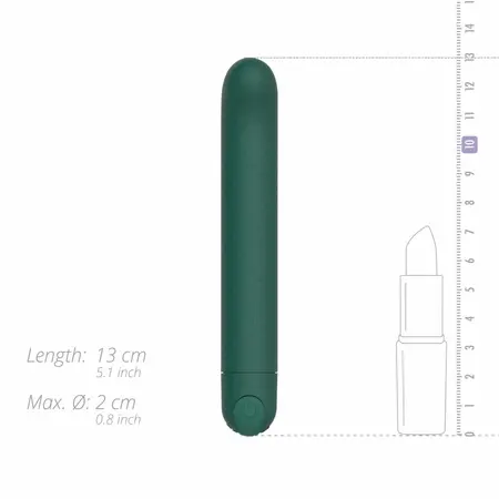 Glov Eco G-spot vibrator u zelenoj boji, punjiva intimna igračka
