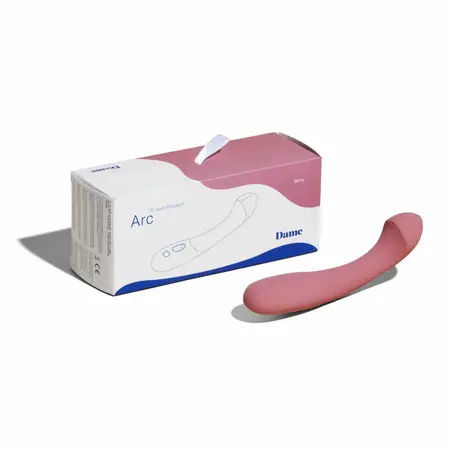 Dame Products Arc Berry Curved Precision Massager 19 cm