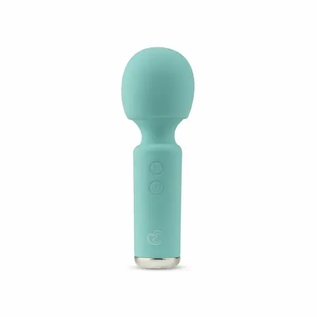 EasyToys Mini Wand Aqua - Compact Rechargeable Massage Device, 10 Modes