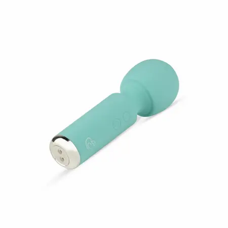 EasyToys Mini Wand Aqua - Compact Rechargeable Massage Device, 10 Modes