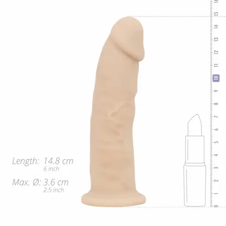 Real Fantasy Deluxe Harris Model, fleksibilni silikon, 15 cm, bež