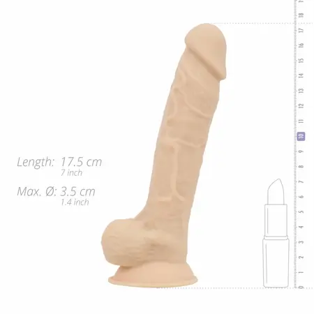 Real Fantasy Deluxe Percy silikonski model 17.5 cm, fleksibilni intimni sistem