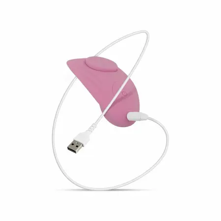 Dezeno Buzzy Butterfly Remote Control Wearable Silicone Intimate Device