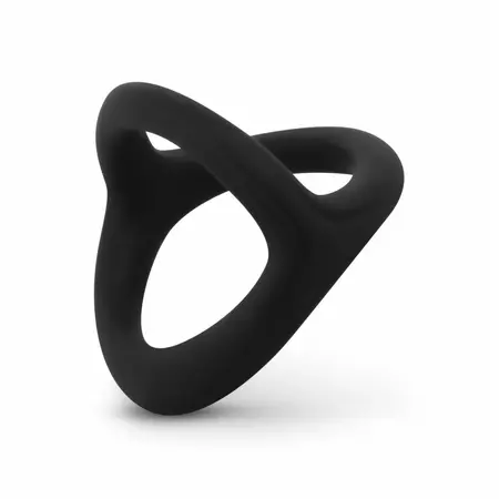 Sinner Gear fleksibilni silikonski dupli prsten Anatomical crni 8719934004320