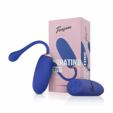 Teazers vibrirajuće jaje, model sa 10 funkcija, USB punjenje, ljubičasta boja