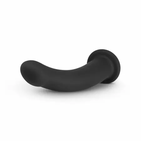 No-Parts Parker Intimni silikonski model 19.5 cm Crni Ergonomska krivina