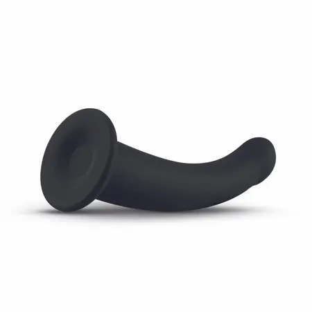 No-Parts Parker Intimni silikonski model 19.5 cm Crni Ergonomska krivina