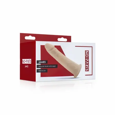 NO-PARTS James silikonski šuplji intimni dodatak 15 cm fleksibilnog dizajna