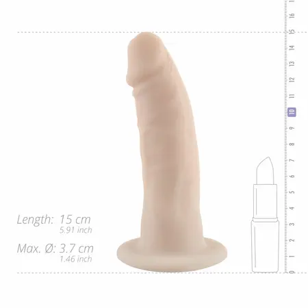 NO-PARTS Alex anatomski silikonski model od 15 cm sa vakuum postoljem