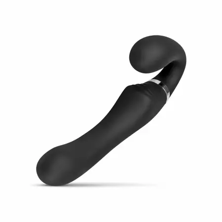 NO-PARTS Avery strapless vibrirajući dildo od silikona u ljubičastoj boji dužine 22 cm