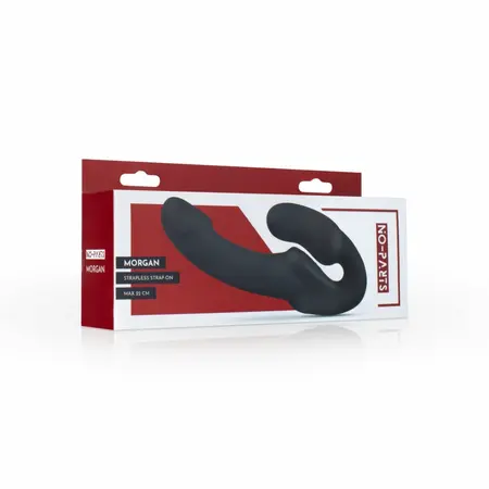 NO-PARTS Morgan intimni sistem bez kaiševa 22cm crni silikon