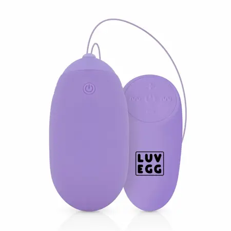 Easytoys Luv Egg XL Purple, silikonska intimna igračka na daljinsko upravljanje