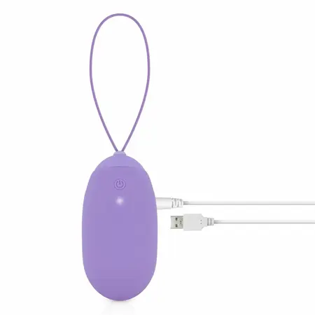 Easytoys Luv Egg XL Purple, silikonska intimna igračka na daljinsko upravljanje