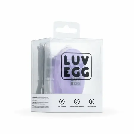 Easytoys Luv Egg XL Purple, silikonska intimna igračka na daljinsko upravljanje