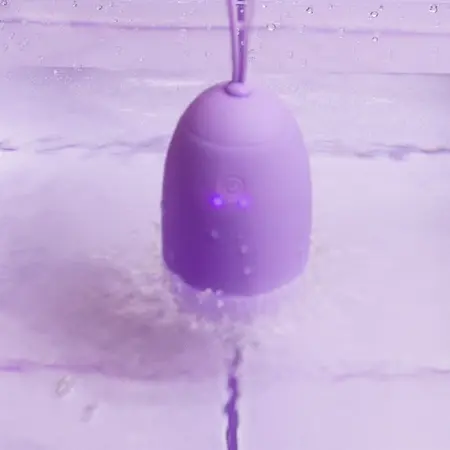 Easytoys Luv Egg XL Purple, silikonska intimna igračka na daljinsko upravljanje