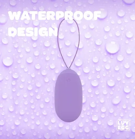 Easytoys Luv Egg XL Purple, silikonska intimna igračka na daljinsko upravljanje