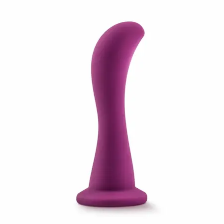 Blush Temptasia Bellatrix silikonski dildo sa vakuum postoljem, boja šljive, 15.8 cm