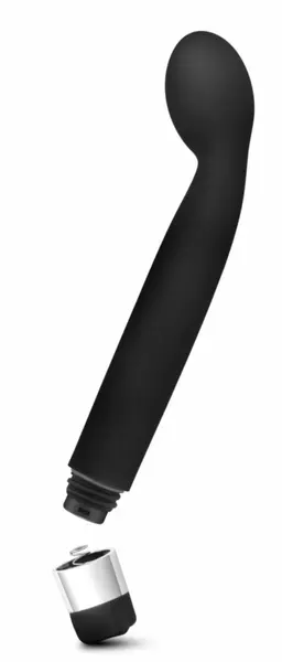 Rose Scarlet G Black ergonomski vibrator za G tačku sa satenskim finišom