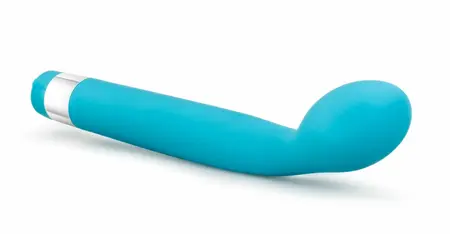 Rose Scarlet G Blue - Vibrating Intimate Device, Angled G-Spot, Multispeed