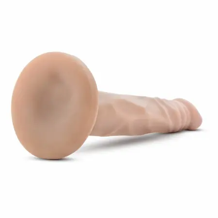 Dr. Skin Beige Mini Model 14.6 cm sa vakuumskim postoljem, kompaktna intimna igračka