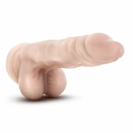 Dr. Skin Stud Muffin 8.5 inča intimni model sa vakuum postoljem u bež boji