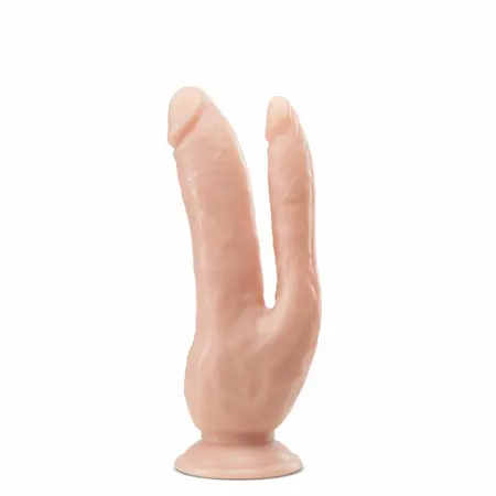 Dr. Skin Double Model 8.5'' Vanilla, dvostruki intimni sistem, PVC