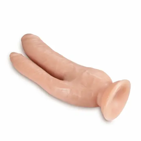 Dr. Skin Double Model 8.5'' Vanilla, dvostruki intimni sistem, PVC