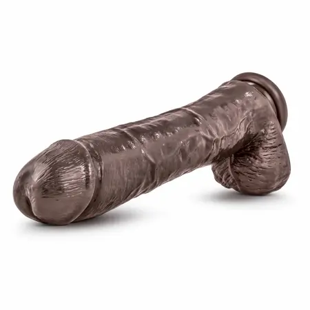 Dr. Skin Mr. Savage intimna igračka sa vakuumskom bazom 29 cm čokolada