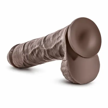 Dr. Skin Mr. Savage intimna igračka sa vakuumskom bazom 29 cm čokolada