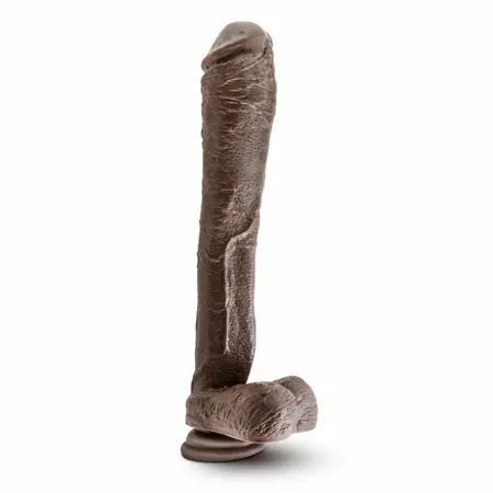 Dr. Skin Mr. Ed XL 33 cm Chocolate Anatomical Model With Suction Base