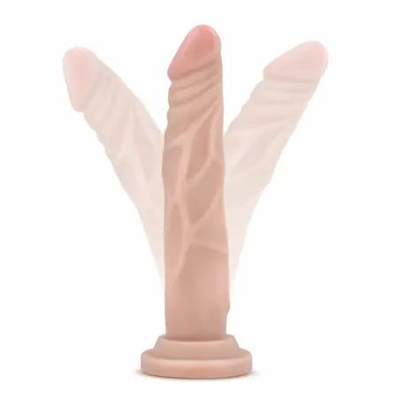 Blush Dr. Skin anatomski dildo od 19 cm sa vakuum postoljem u bež boji