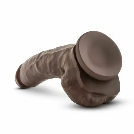 Dr. Skin Mr. Mayor 9'' Chocolate intimni model sa vakuumskim postoljem