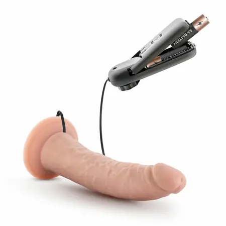 Blush Dr. Skin Dr. Dave Vanilla Vibrating Model with Suction Cup 18 cm