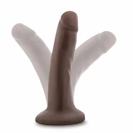 Blush Dr. Skin Model 5.5” Chocolate - Compact Intimate Accessory with Suction Mount