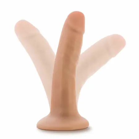 Dr. Skin Vanilla 5.5'' intimni model sa vakuumskim postoljem u kompaktnoj veličini
