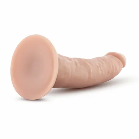 Dr. Skin Vanilla anatomski dildo od 18 cm sa vakuum postoljem, PVC