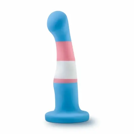 Blush Avant Pride True Blue Silicone Intimate Model with Suction Cup